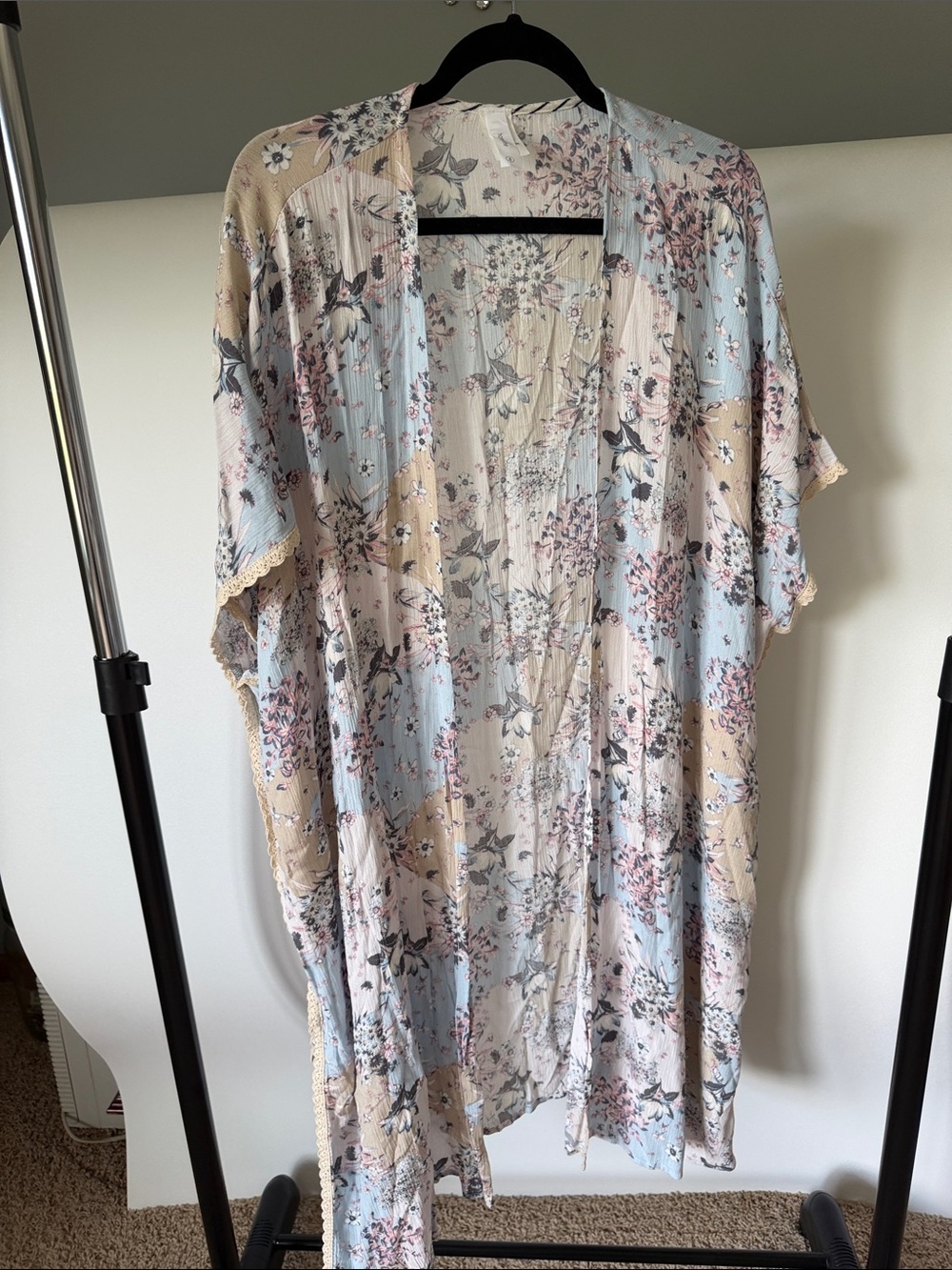Floral Pastel Kimono Cover-Up